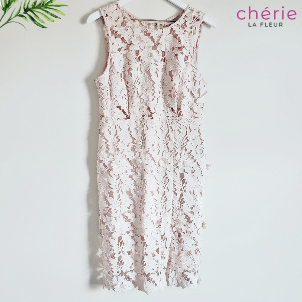 Forever 21 | Contemporary Cream Full Lace Dress